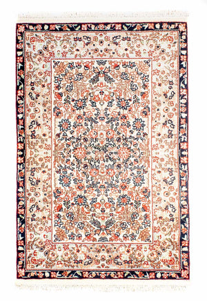 Tapis chinois - 93 x 63 cm - beige