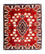 Tapis persan - Keshan carré  - 97 x 77 cm - rouge foncé