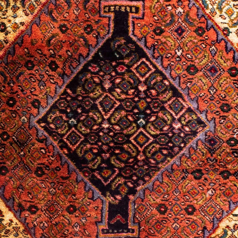 Tapis persan - Nomadic carré  - 91 x 77 cm - rouge clair