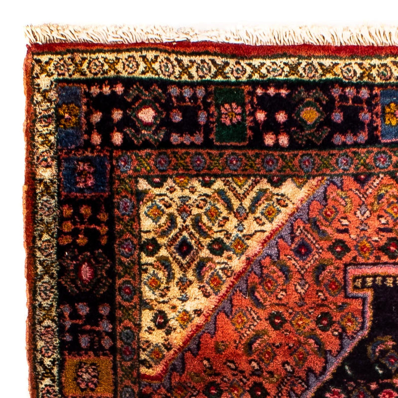 Tapis persan - Nomadic carré  - 91 x 77 cm - rouge clair