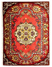 Tapis persan - Keshan - 96 x 68 cm - rouge
