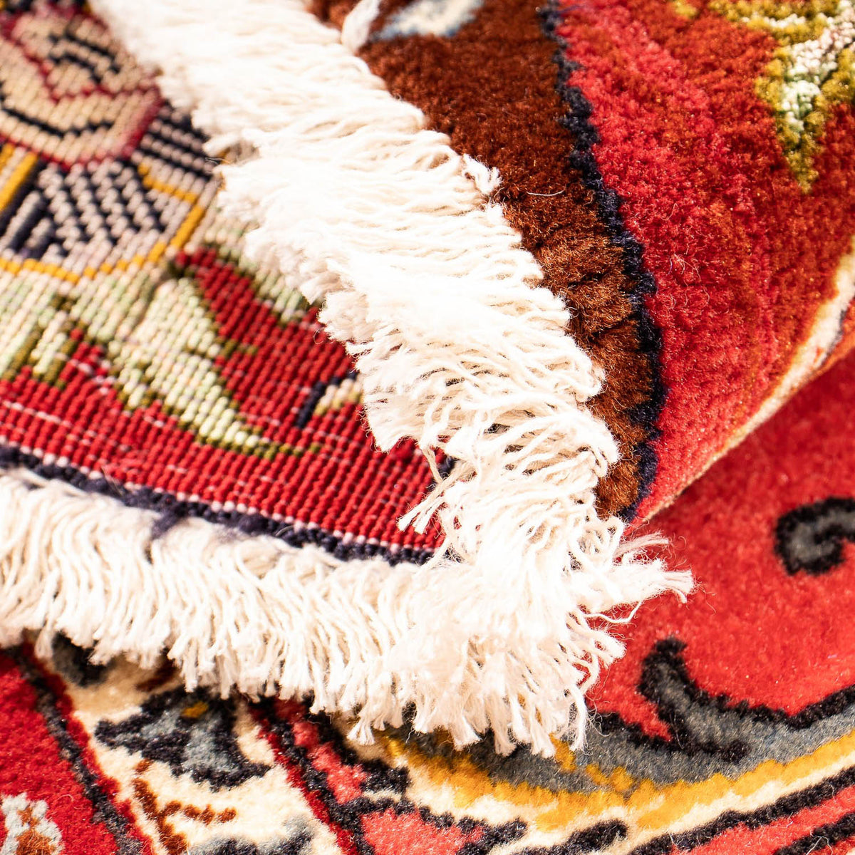 Tapis persan - Keshan - 96 x 68 cm - rouge