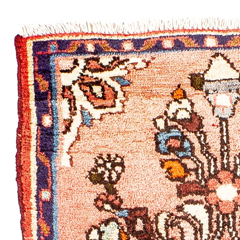 Tapis persan - Classique - 66 x 54 cm - rouge clair