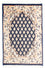 Tapis oriental - Mir - Indus - 54 x 40 cm - bleu foncé