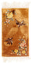Tapis en soie - Soie chinoise - 54 x 32 cm - marron