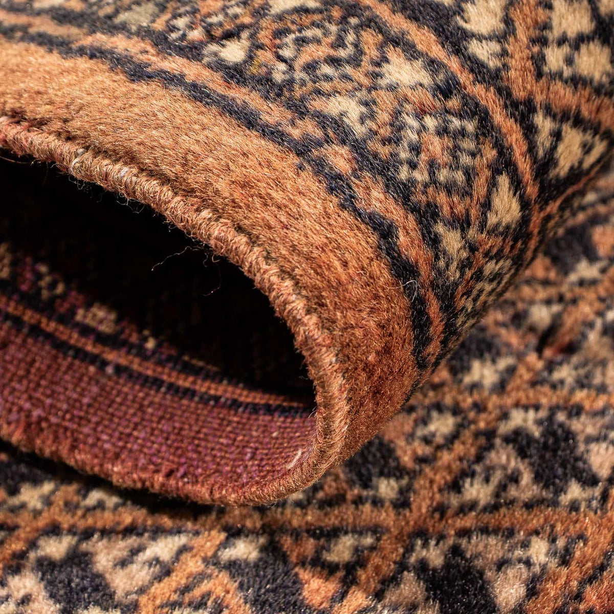 Tapis Pakistani - 63 x 32 cm - rouge foncé