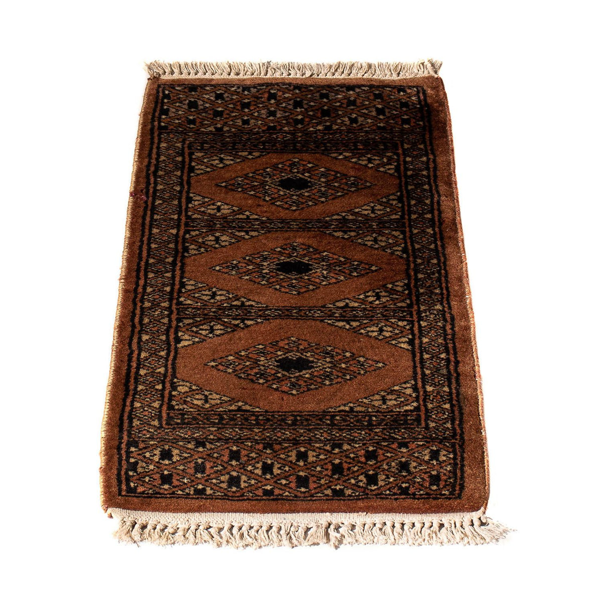 Tapis Pakistani - 63 x 32 cm - rouge foncé