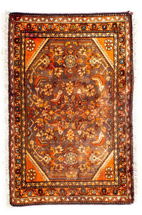 Tapis persan - Classique - 98 x 68 cm - marron