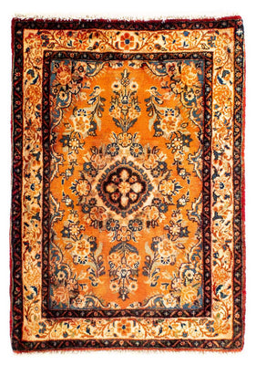 Tapis persan - Classique - 100 x 70 cm - or