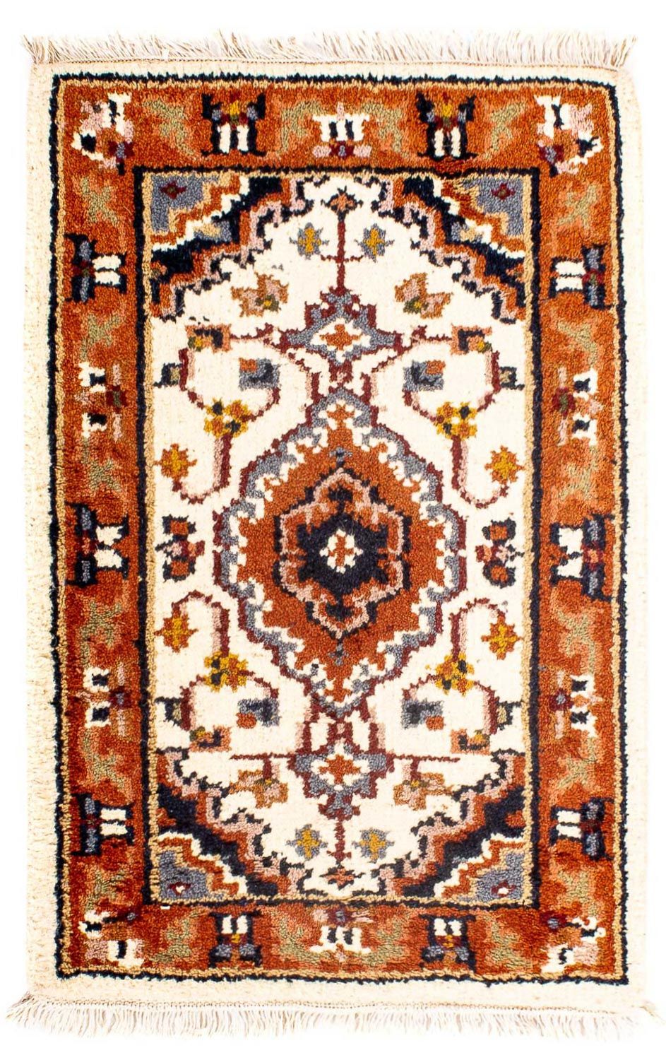 Tapis oriental - Bidjar - Indus - 91 x 60 cm - beige