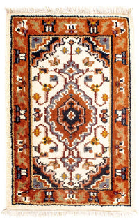 Tapis oriental - Bidjar - Indus - 91 x 60 cm - beige