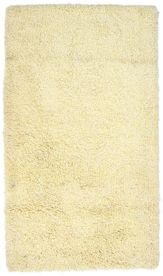 Tapis à poils longs - 158 x 90 cm - beige