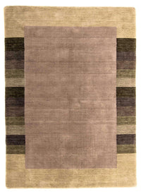 Tapis Gabbeh - Loribaft Indus - 200 x 140 cm - marron foncé