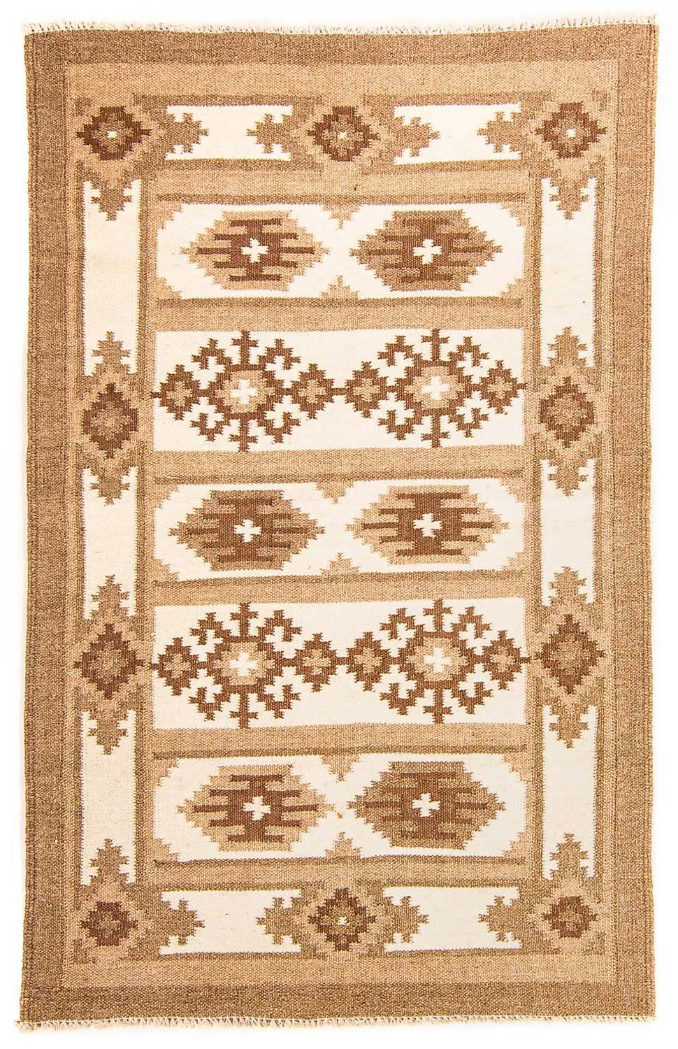 Tapis Kelim - Tendance - 149 x 92 cm - beige