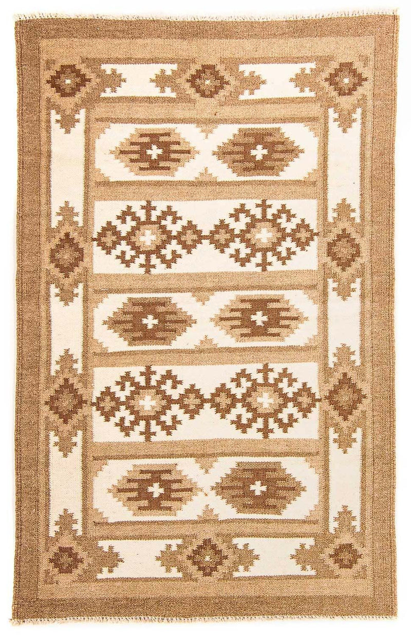 Tapis Kelim - Tendance - 149 x 92 cm - beige