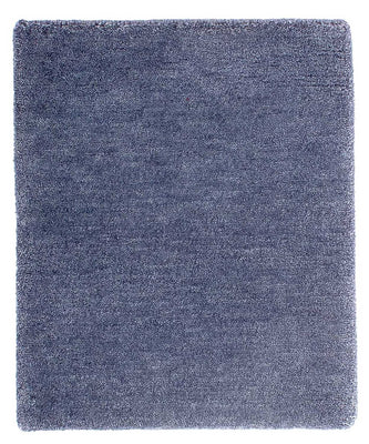 Tapis Népalais - 60 x 40 cm - bleu foncé