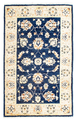 Tapis Ziegler - 91 x 63 cm - bleu foncé