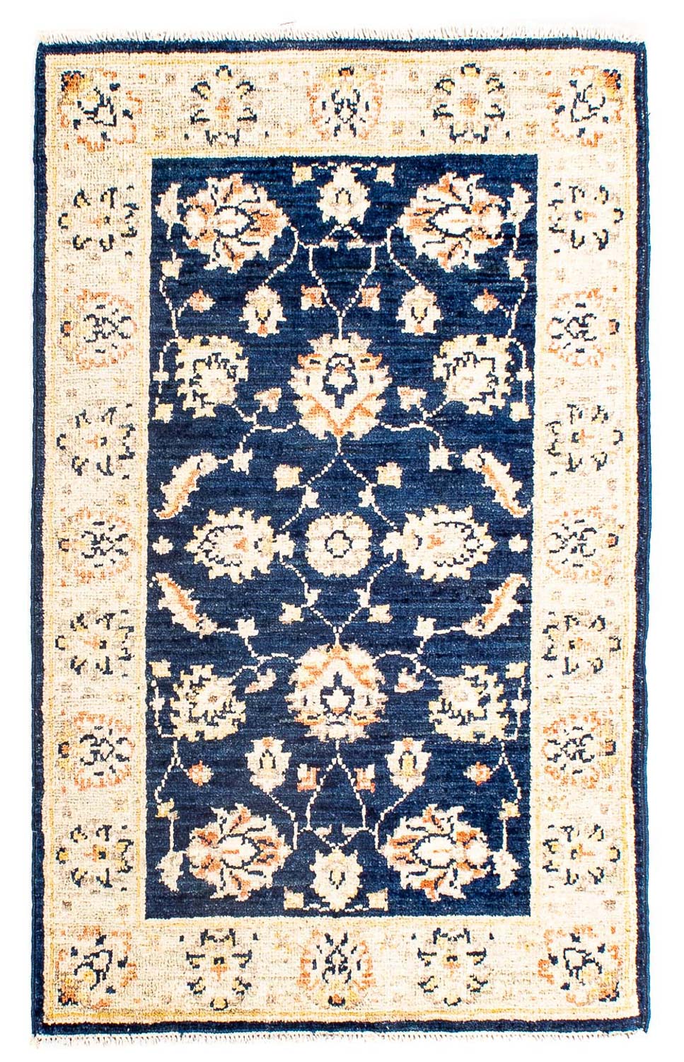 Tapis Ziegler - 91 x 63 cm - bleu foncé