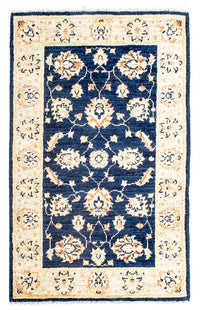 Tapis Ziegler - 91 x 63 cm - bleu foncé