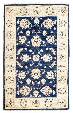Tapis Ziegler - 91 x 63 cm - bleu foncé