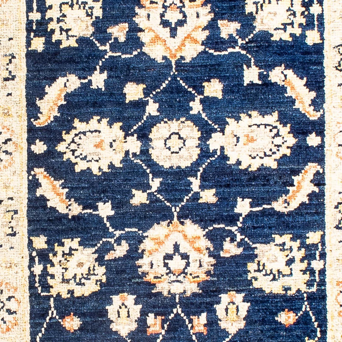 Tapis Ziegler - 91 x 63 cm - bleu foncé