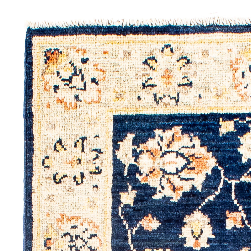 Tapis Ziegler - 91 x 63 cm - bleu foncé