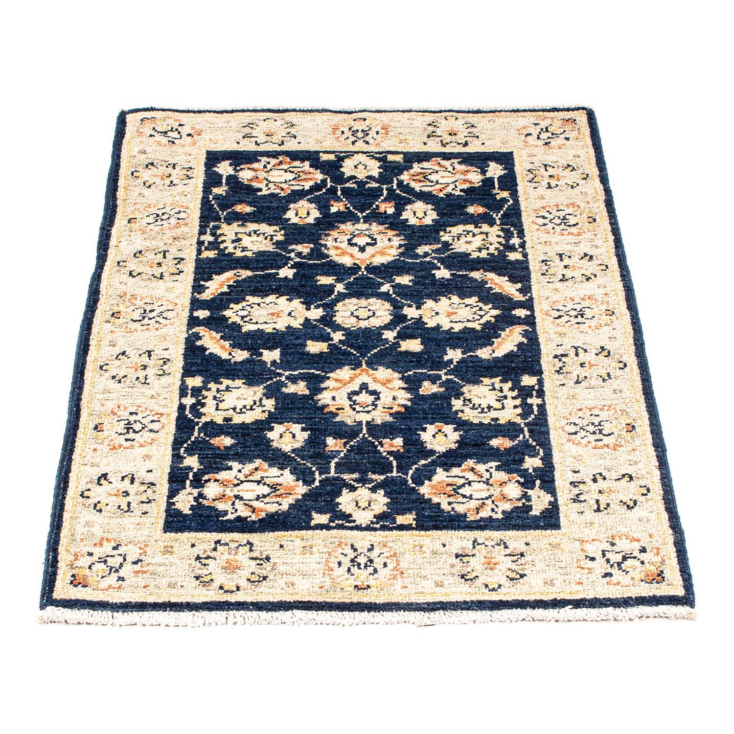 Tapis Ziegler - 91 x 63 cm - bleu foncé
