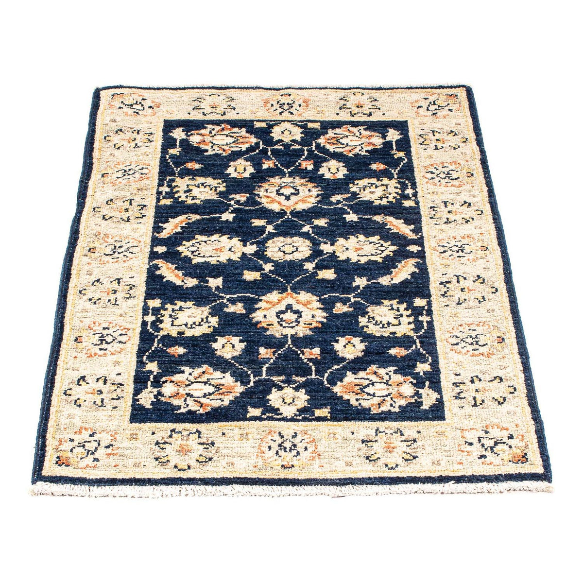 Tapis Ziegler - 91 x 63 cm - bleu foncé