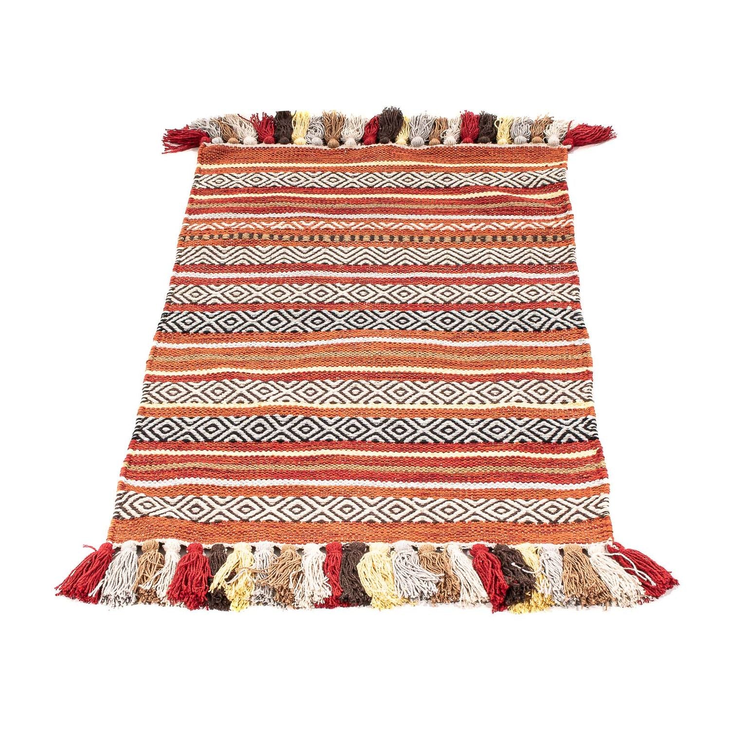Tapis Kelim - Tendance - 94 x 58 cm - multicolore