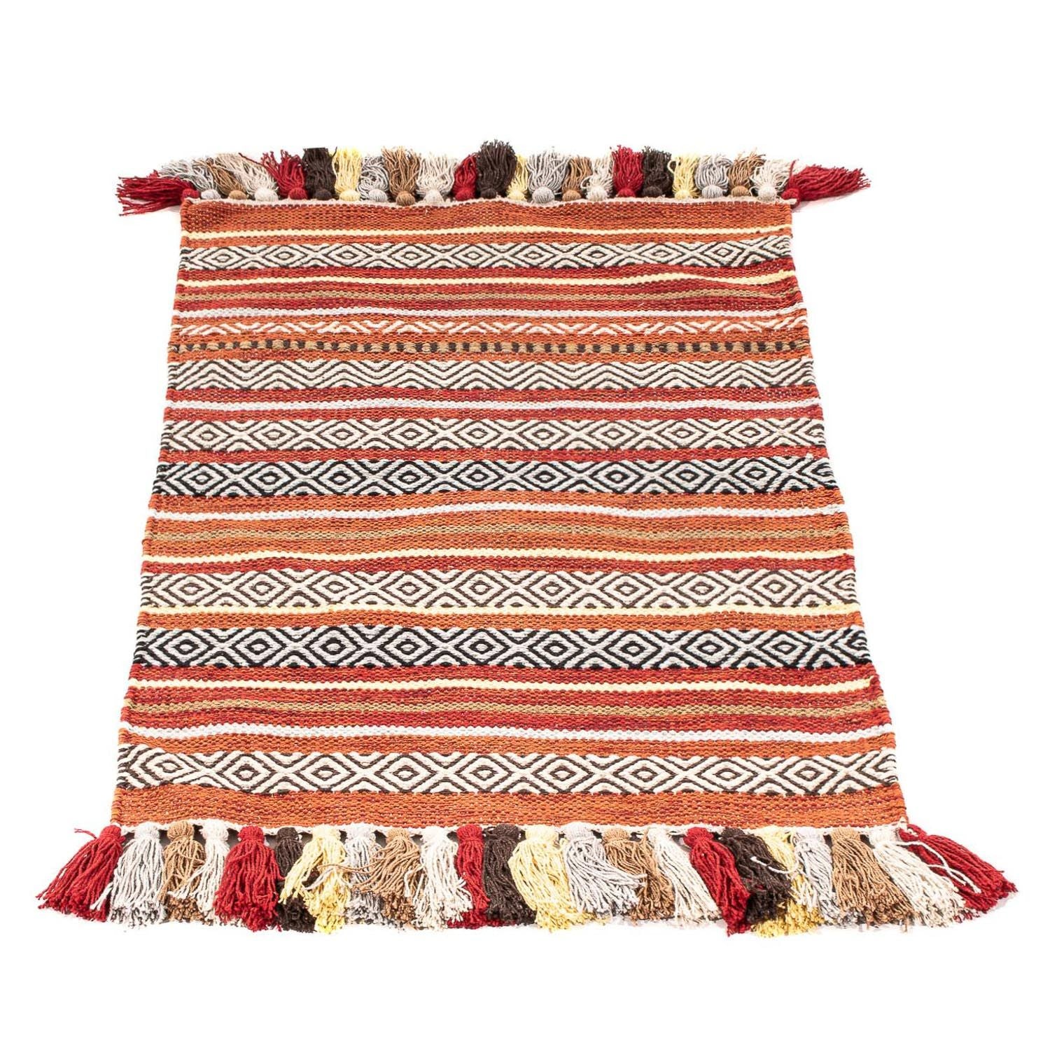 Tapis Kelim - Tendance - 94 x 58 cm - multicolore