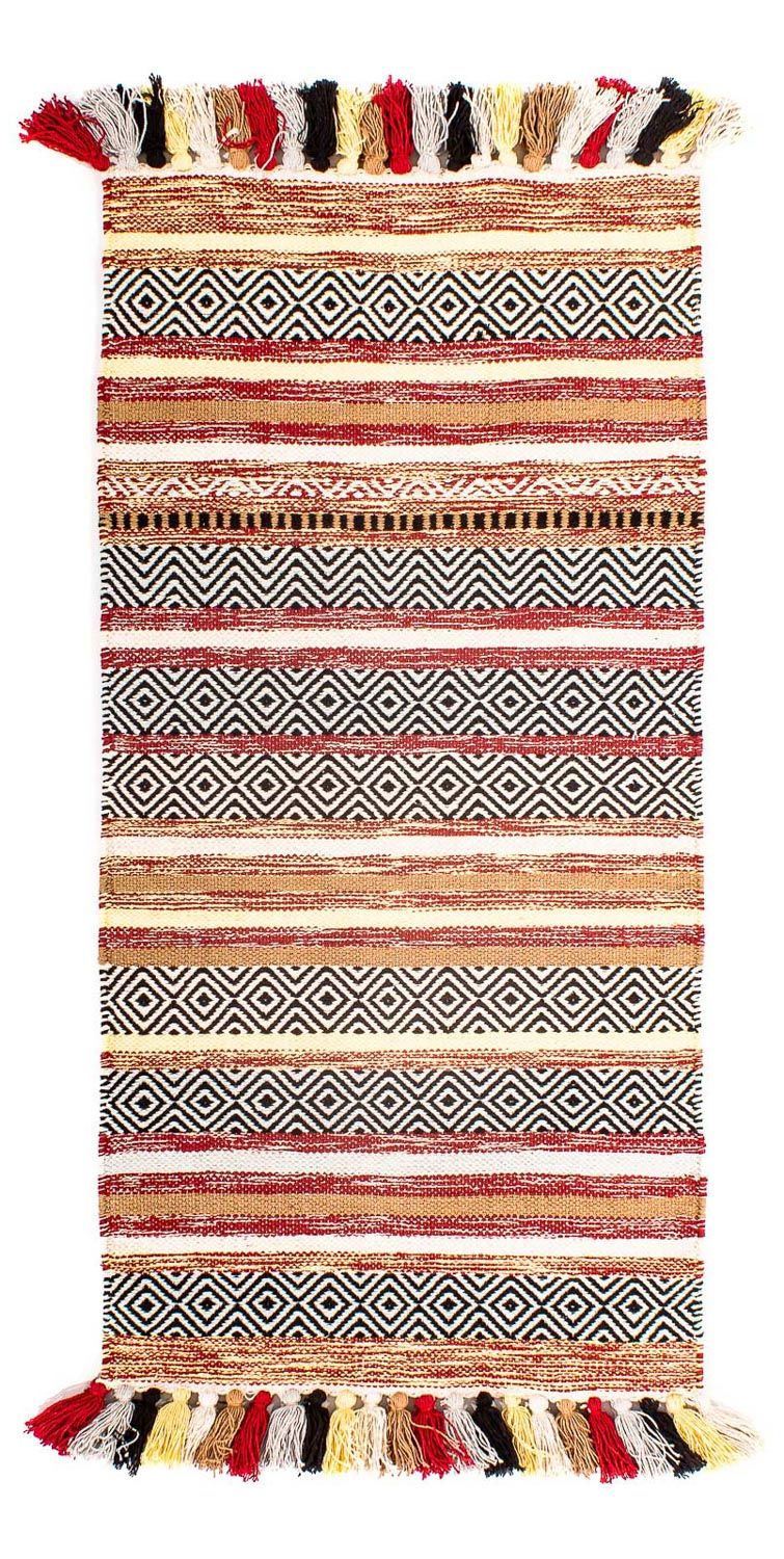Tapis Kelim - Tendance - 120 x 58 cm - multicolore