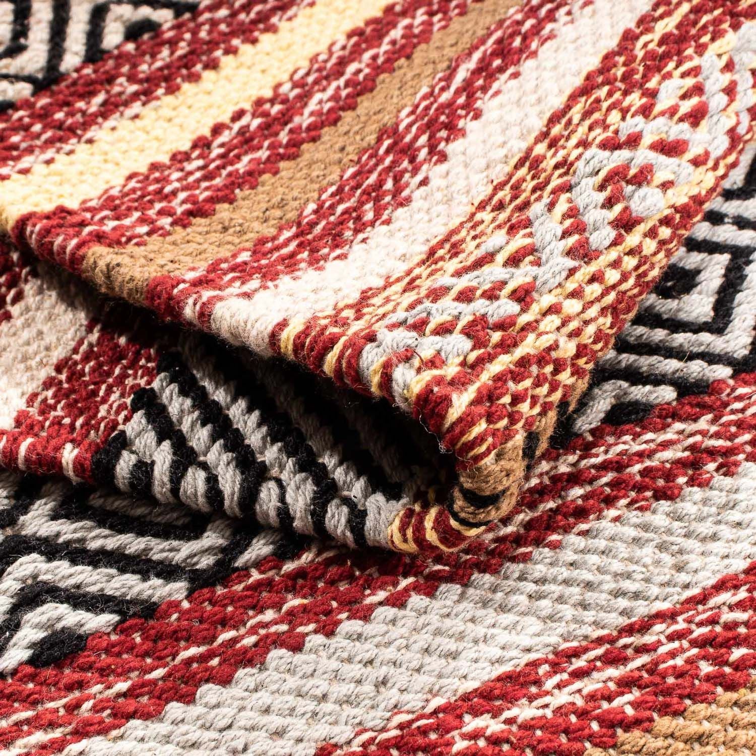 Tapis Kelim - Tendance - 120 x 58 cm - multicolore