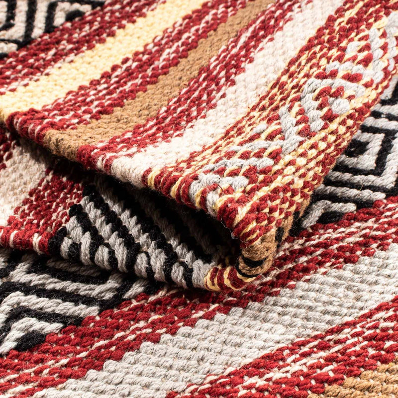 Tapis Kelim - Tendance - 120 x 58 cm - multicolore
