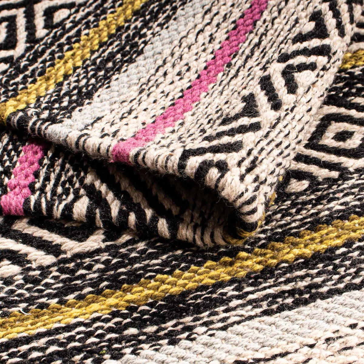 Tapis Kelim - Tendance - 96 x 58 cm - multicolore