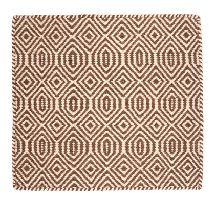 Tapis Kelim - Tendance carré  - 45 x 45 cm - multicolore