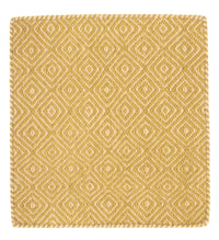 Tapis Kelim - Tendance carré  - 47 x 43 cm - or