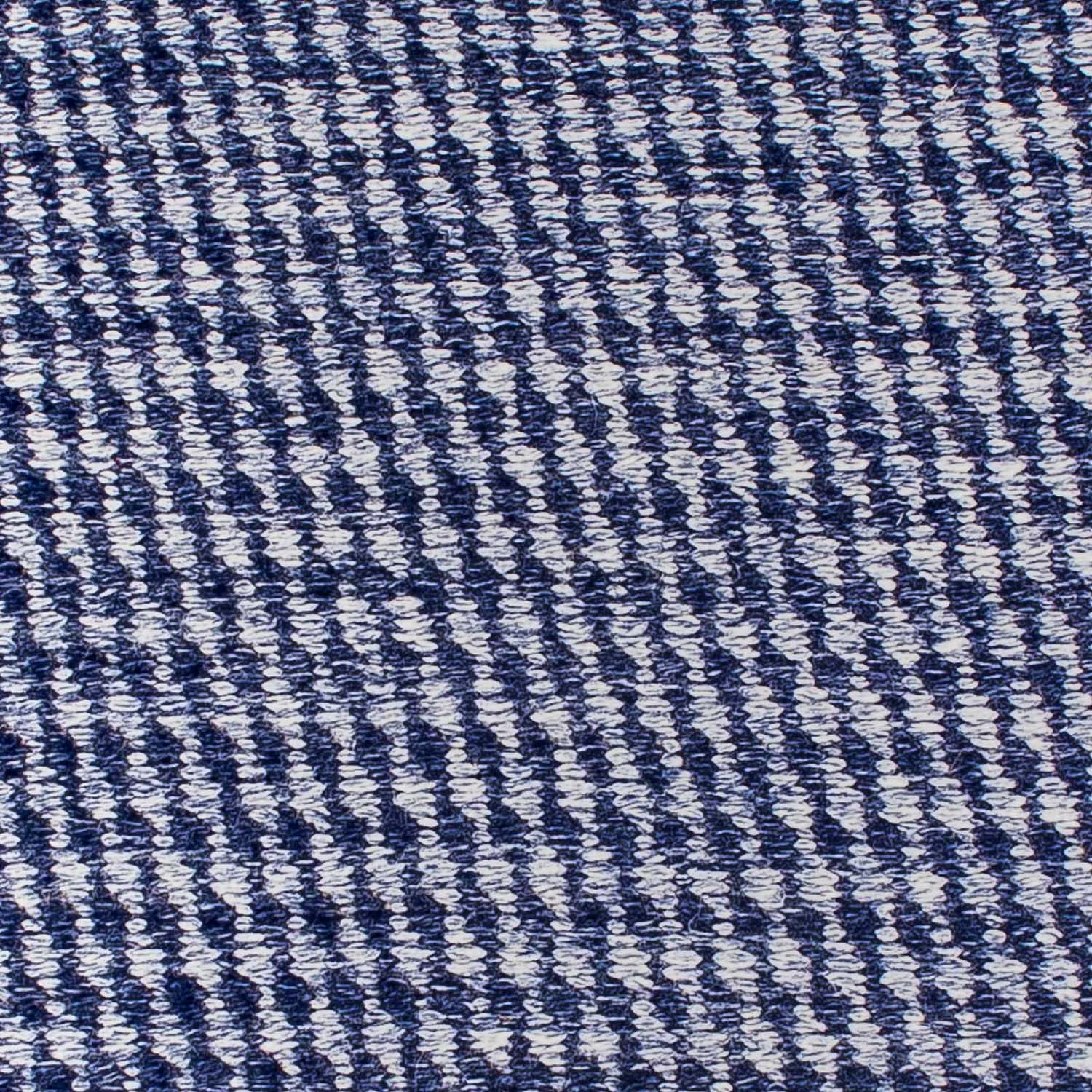 Tapis Kelim - Tendance carré  - 63 x 62 cm - bleu foncé