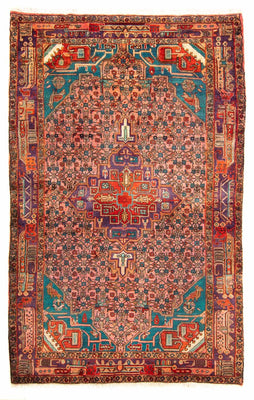 Tapis de couloir Tapis persan - Nomadic - 257 x 100 cm - multicolore