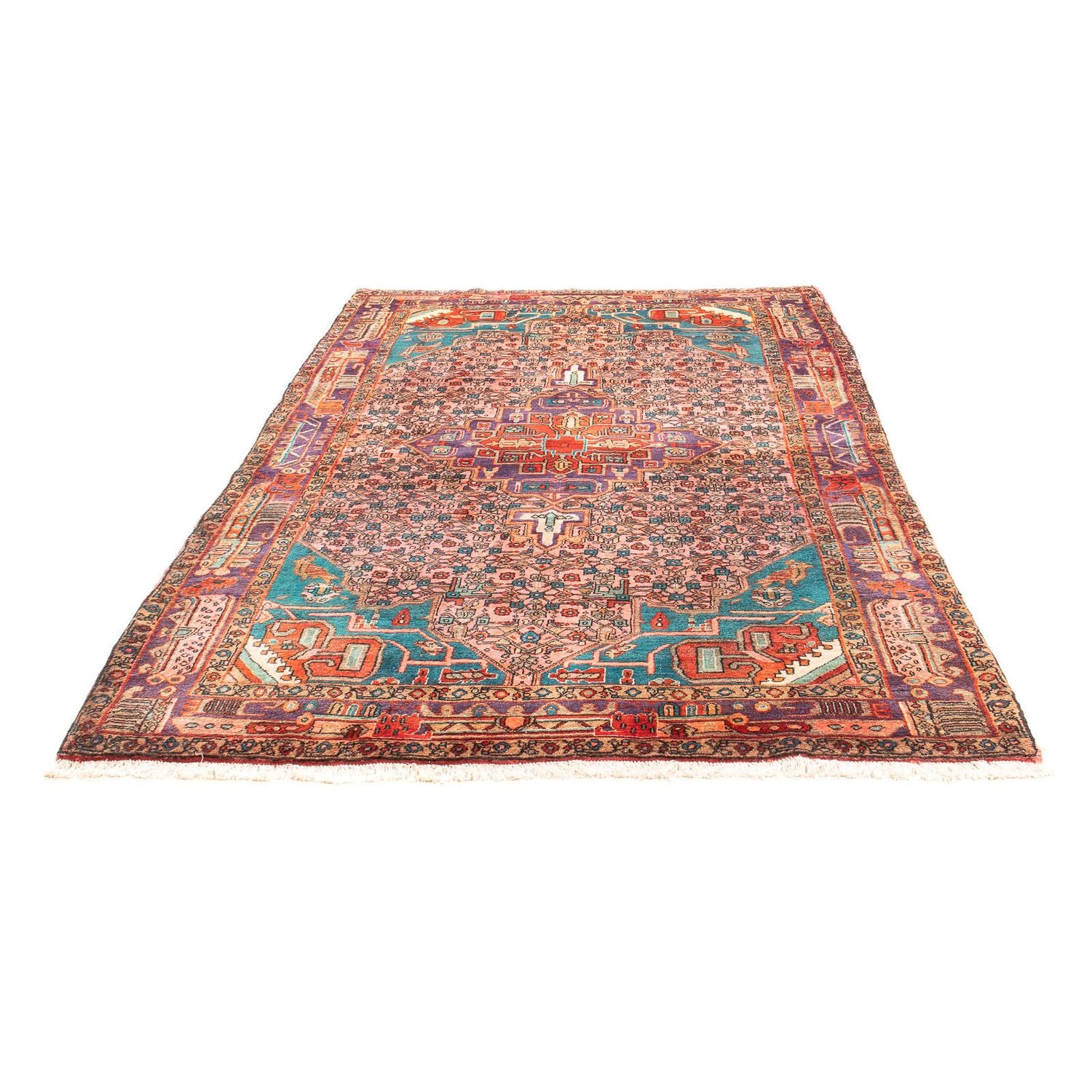 Tapis de couloir Tapis persan - Nomadic - 257 x 100 cm - multicolore