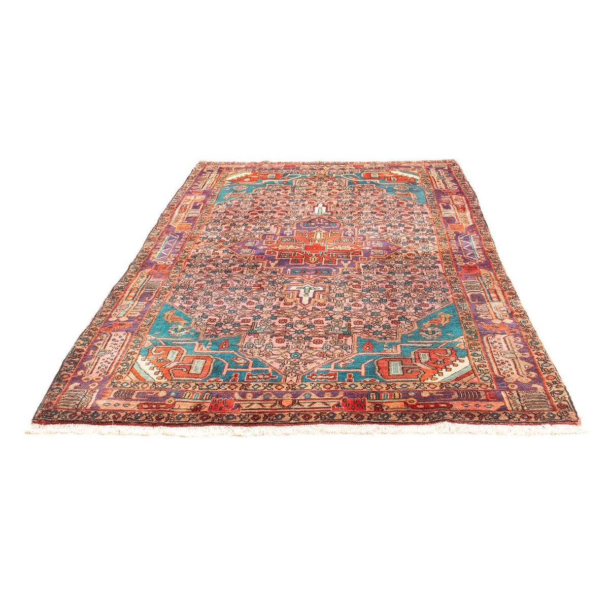 Tapis de couloir Tapis persan - Nomadic - 257 x 100 cm - multicolore