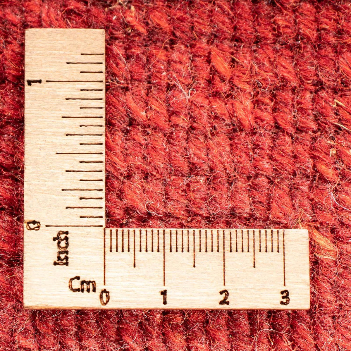 Tapis Népalais - 60 x 40 cm - rouge