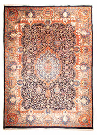 Tapis persan - Classique - 400 x 293 cm - bleu foncé