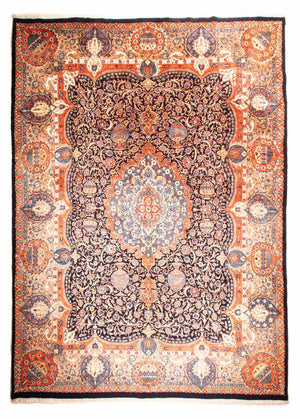 Tapis persan - Classique - 400 x 293 cm - bleu foncé