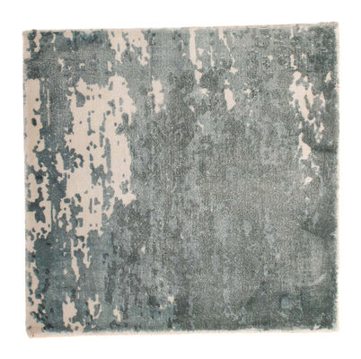 Tapis en viscose carré  - 55 x 51 cm - multicolore