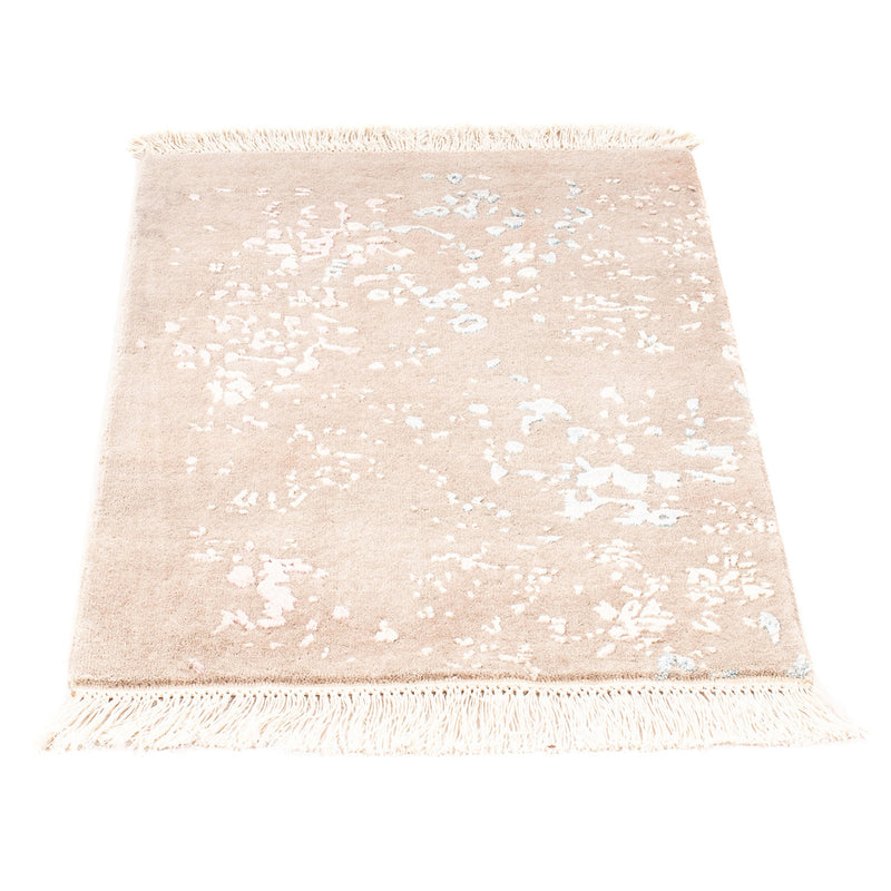 Tapis design - 88 x 63 cm - marron clair