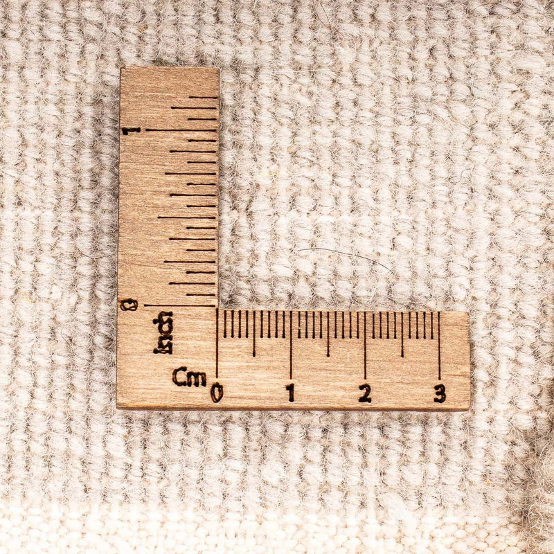 Tapis design - 88 x 63 cm - marron clair