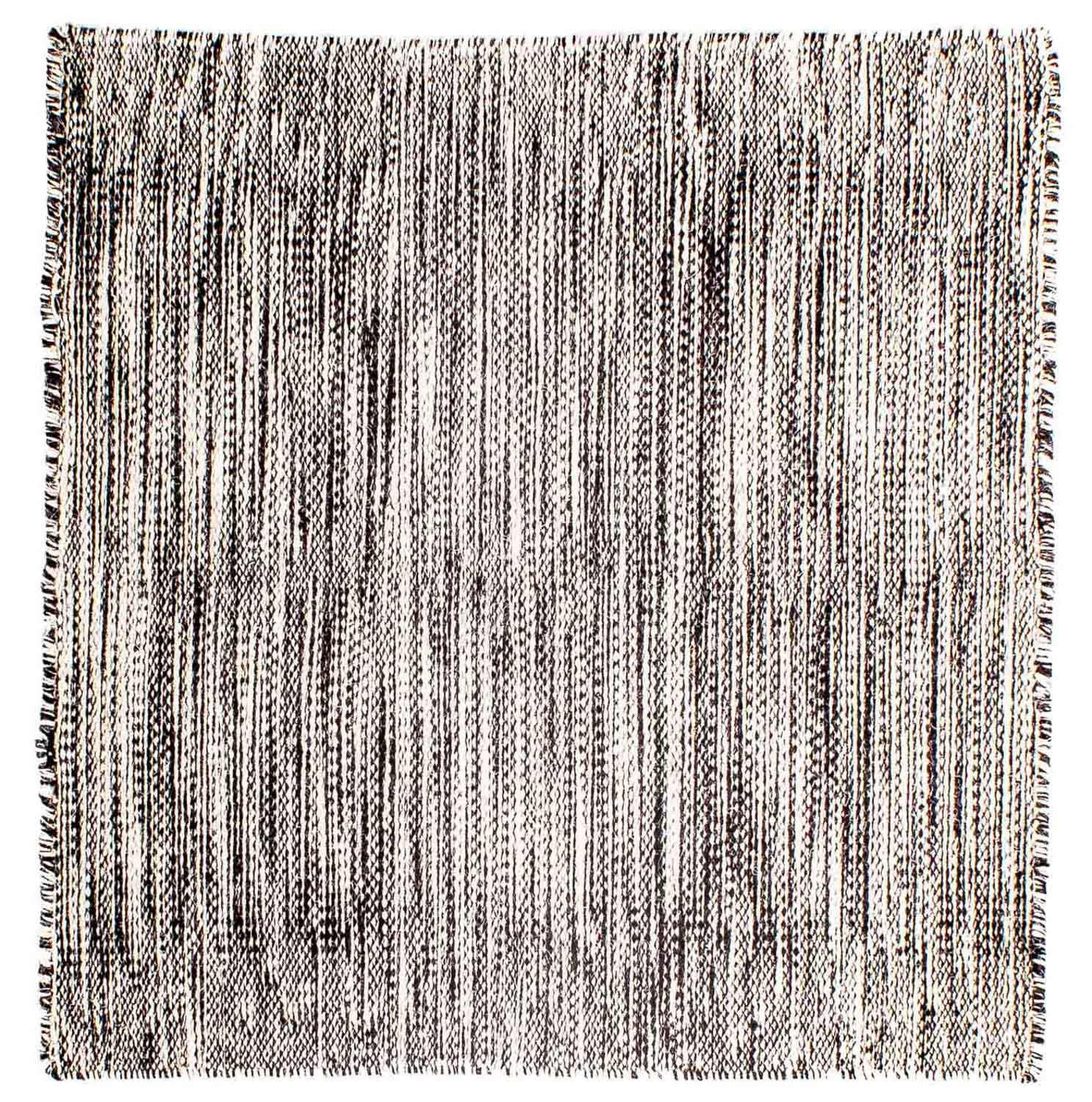 Tapis Kelim - Tendance carré  - 62 x 60 cm - multicolore