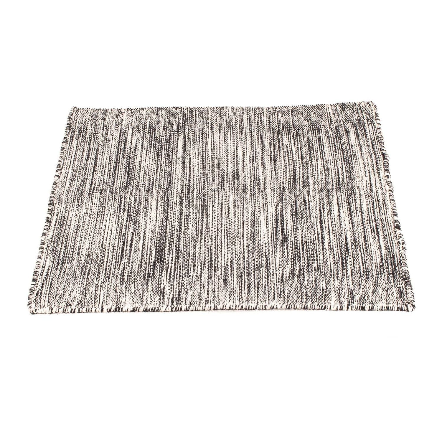 Tapis Kelim - Tendance carré  - 62 x 60 cm - multicolore