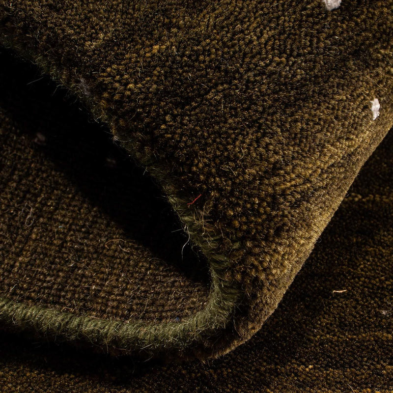 Tapis Gabbeh - Loribaft Indus - 91 x 64 cm - marron foncé