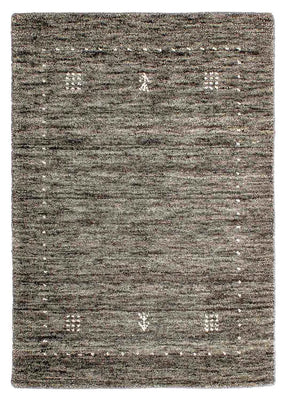Tapis Gabbeh - Loribaft Indus - 95 x 63 cm - gris